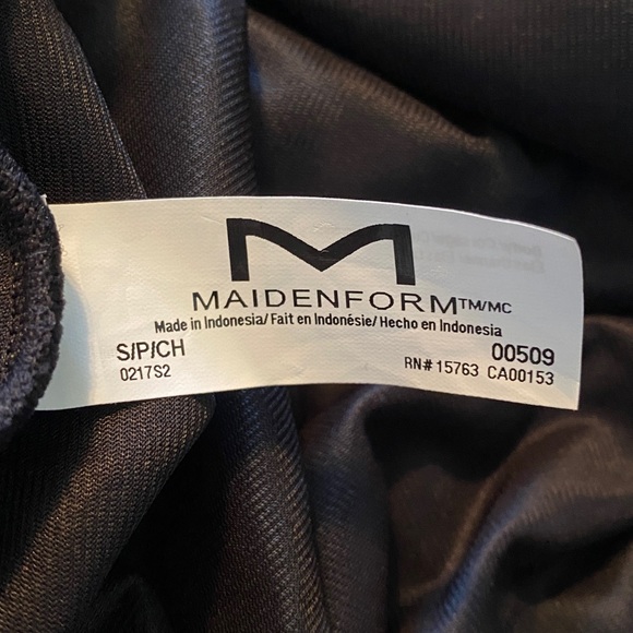 Maidenform Firm Black Shaping Camisole with built in padded bra size small - Picture 4 of 5